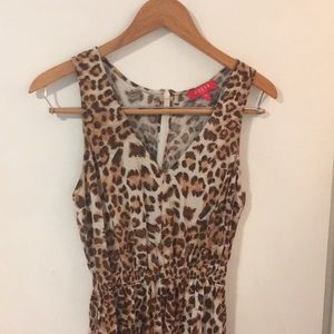 Guess One Piece Leopard Print Romper